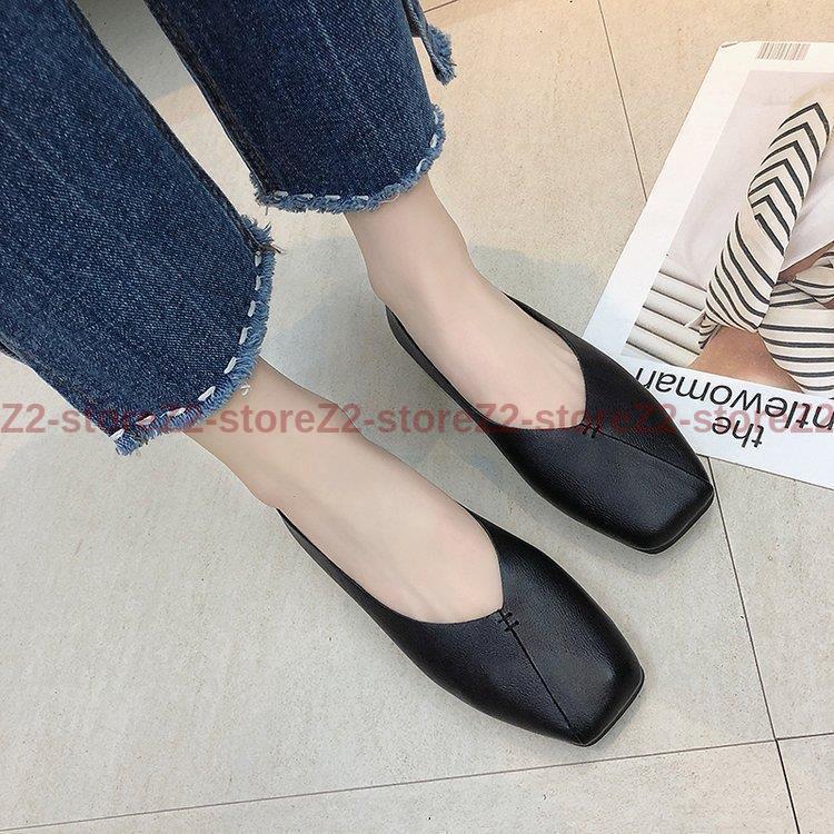 スクエアトゥ パンプス ローヒール フラットシューズ レディース シンプル 婦人靴 シューズ 痛くない カジュアル 履きやすい 通勤 歩きやすい ぺたんこ :ztwo1026-xie509:Z2ストア - 通販 - Yahoo!ショッピング スクエアトゥ パンプス ローヒール フラットシューズ レディース シンプル 婦人靴 シューズ 痛くない カジュアル 履きやすい 通勤 歩きやすい ぺたんこ :ztwo1026-xie509:Z2ストア - 通販 - Yahoo!ショッピング