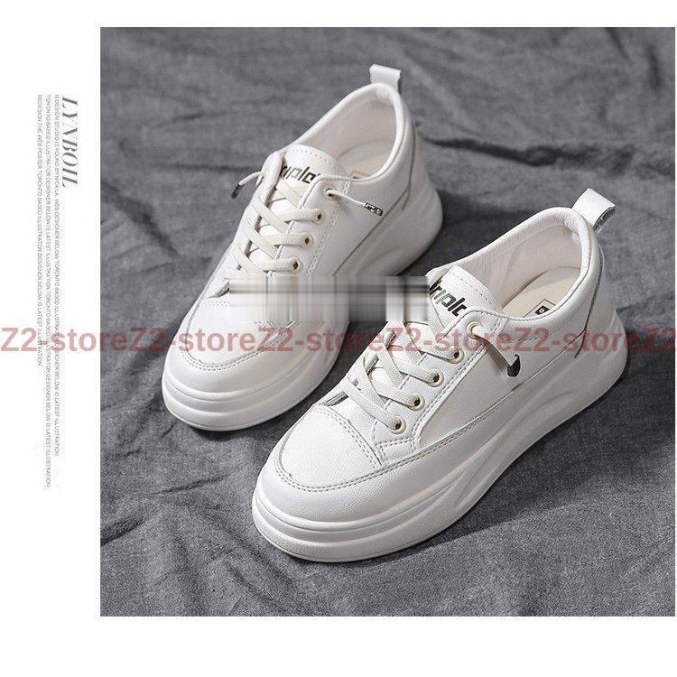 スニーカー レディース 白スニーカー 40代 シューズ スリッポン フラットシューズ 秋靴 レディーススニーカー 50代 厚底靴 歩きやすい Pu革 美脚 通勤 通学 Ztwo1026 Xie77 Z2ストア 通販 Yahoo ショッピング