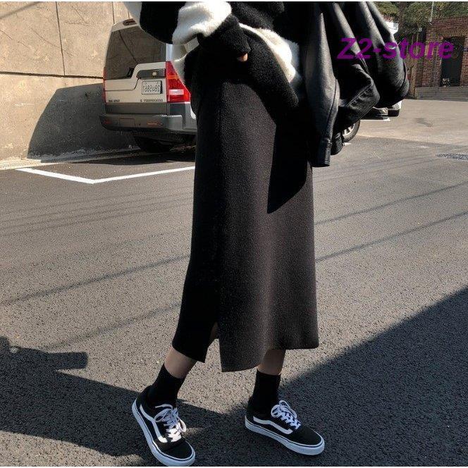 ニットスカート ロング 秋冬 タイトスカートスリットスカート 黒 無地 スカート コーデ 40代 30代 ニットスカート ボトムス 着痩せ 通勤 オシャレ 2色 Ztwo11 Dq266 Z2ストア 通販 Yahoo ショッピング