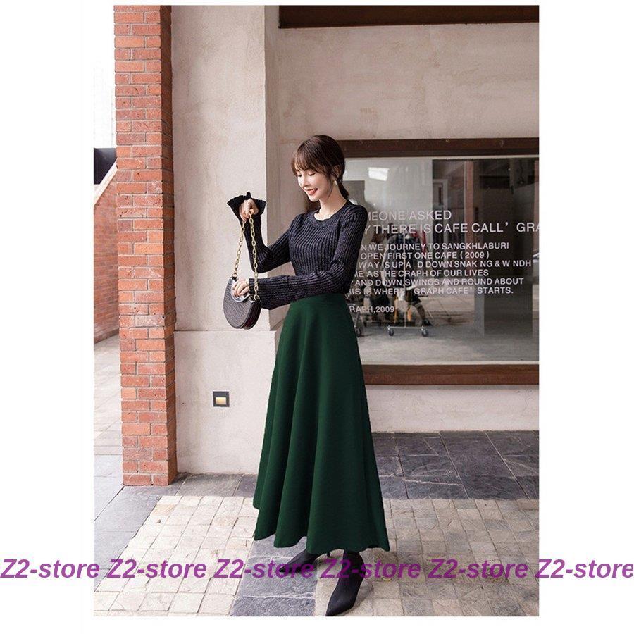 ロングスカートレディース スカート マキシ丈 ロング丈 秋 冬 フレアスカート ボトムス Aライン お洒落 通勤 Ol 秋コーデ ハイウエスト 30代 40代 Ztwo11 Dq55 Z2ストア 通販 Yahoo ショッピング