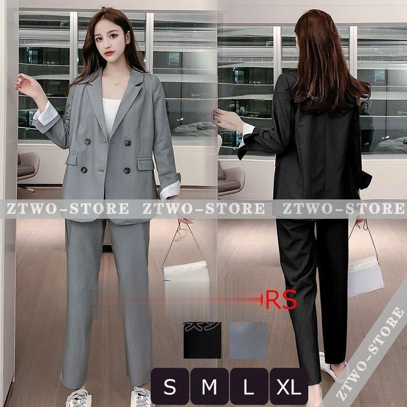 特価ブランド 事務服長袖大きいサイズスーツ レディースパンツスーツセット代30代40代春夏物スカートスーツセット 通勤ol オフィスビジネス グレー 卒業式 入学式 その他スーツ フォーマル サイズ L Www We Job Com