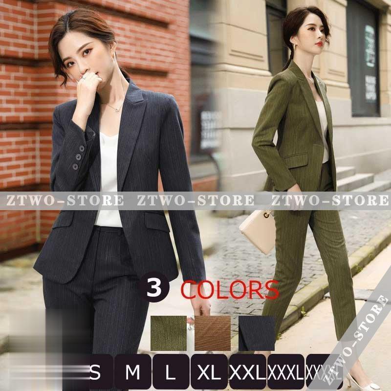パンツスーツ卒業式大きいサイズパンツスーツレディース２０代 40代2点セットお呼ばれテーラードジャケット パンツフォーマル秋冬 入学式 面接 結婚式 ４xl Ztwo11 Wt3 Z2ストア 通販 Yahoo ショッピング