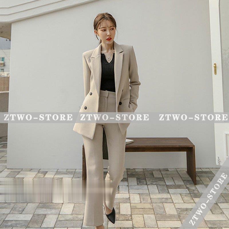 パンツスーツ レディース 2点セットパンツ黒スーツ 韓国風長袖 ジャケット パンツス一ツ夏物入園式スーツフォーマル パーティー 通勤結婚式 Xl 新作 Ztwo11 Wt5 Z2ストア 通販 Yahoo ショッピング