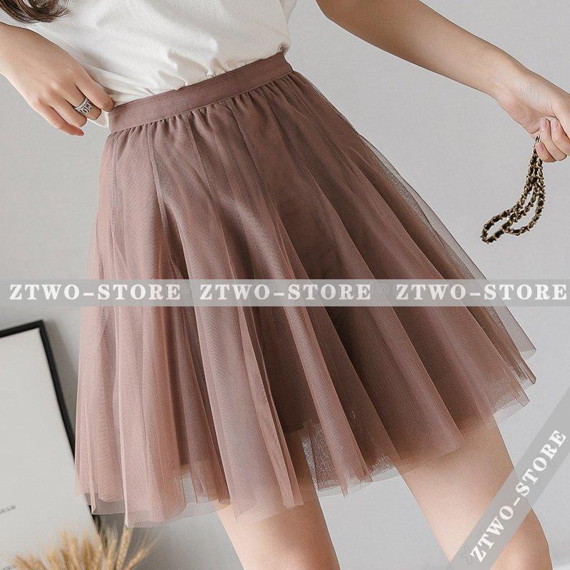 レディース チュールスカート 膝上スカート 夏 春 プリーツスカート