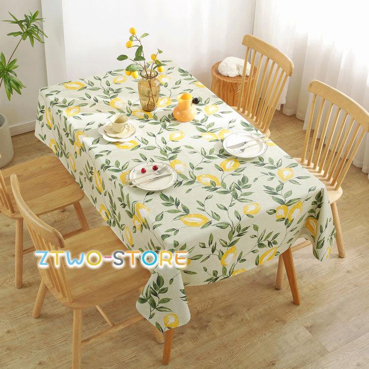 テーブルクロス 北欧 撥水 ビニール 布 正方形 白 長方形 : Z2ストア