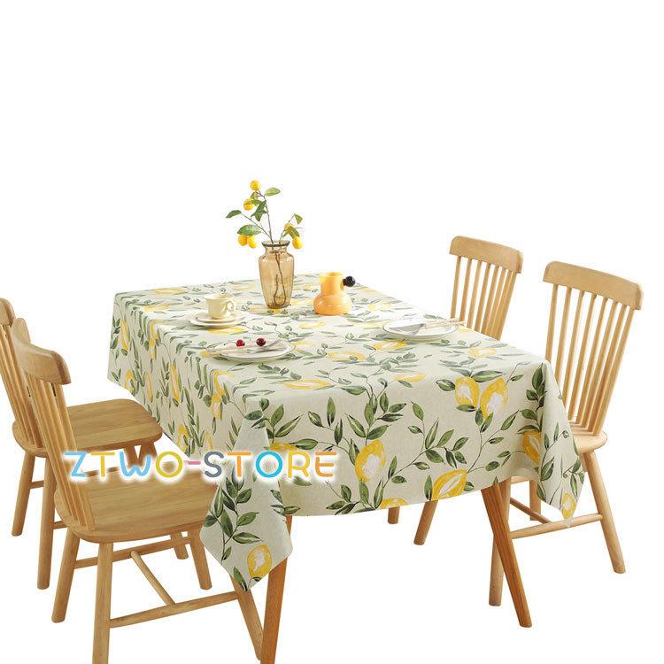 テーブルクロス 北欧 撥水 ビニール 布 正方形 白 長方形 : Z2ストア