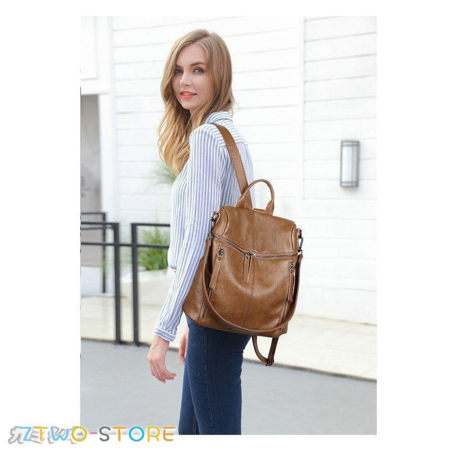 本革リュックレディースオリジナルバッグ大容量大人2wayリュック
