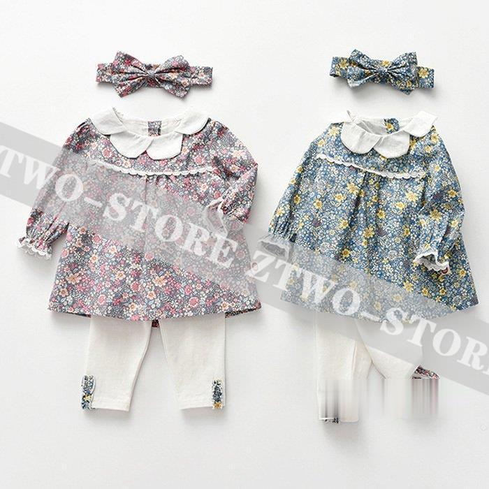 ベビー服 女の子 ２点セット花柄 長袖 赤ちゃん 上下セットベビー用品 子供用 品質が完璧 90cm 100cm ギフト出産祝い春秋 おしゃれ 可愛い66cm 70cm 80cm