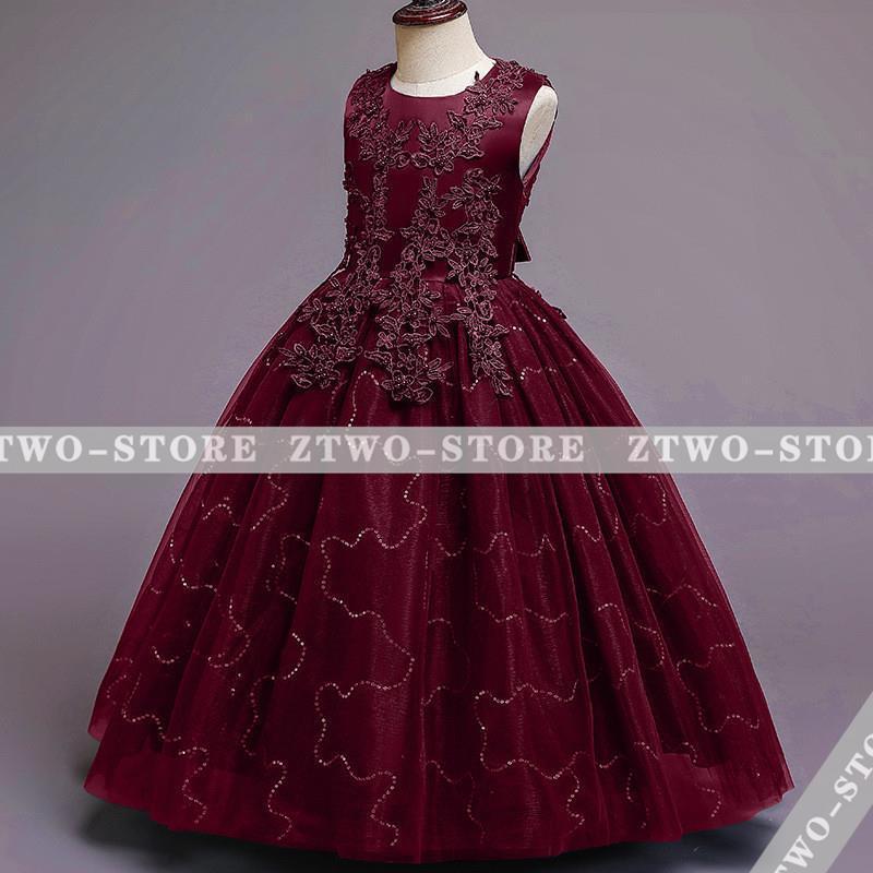 子供ドレス ピアノ発表会 ロング 結婚式 キッズ フォーマルドレス 袖なし ワンピース 子どもドレス ジュニアドレス 白 ホワイト  120 130 140 150 160 170 | ブランド登録なし | 16