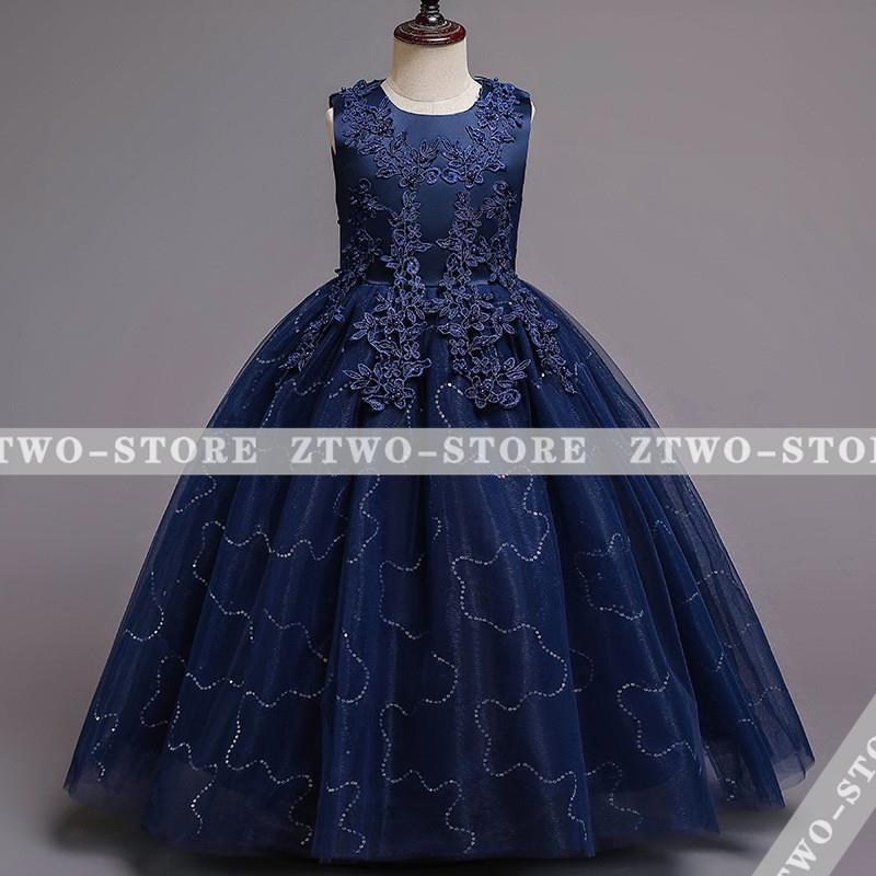 子供ドレス ピアノ発表会 ロング 結婚式 キッズ フォーマルドレス 袖なし ワンピース 子どもドレス ジュニアドレス 白 ホワイト  120 130 140 150 160 170 | ブランド登録なし | 17