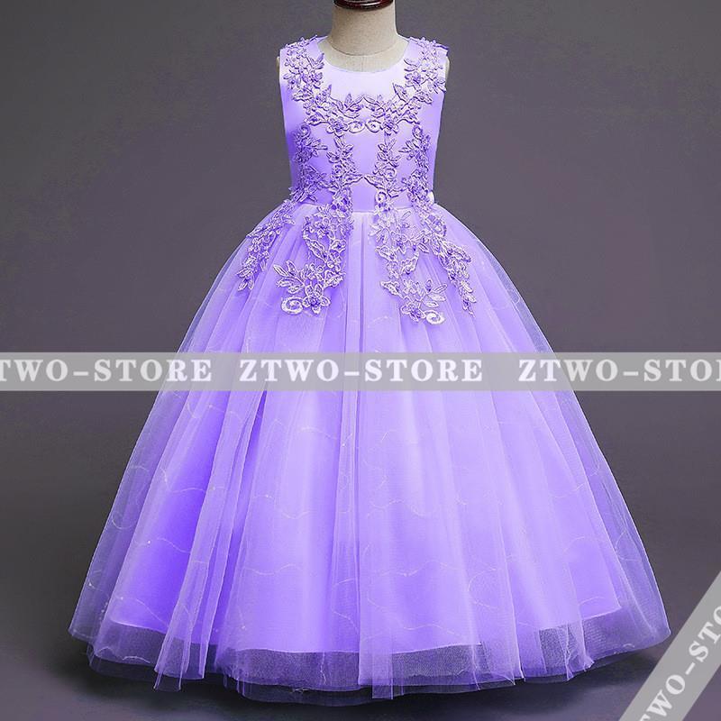 子供ドレス ピアノ発表会 ロング 結婚式 キッズ フォーマルドレス 袖なし ワンピース 子どもドレス ジュニアドレス 白 ホワイト  120 130 140 150 160 170 | ブランド登録なし | 19