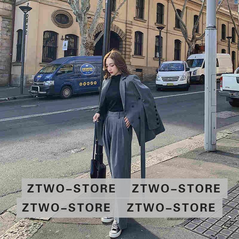 レディース 韓国ファッション 上下セット セットアップ テーラードジャケット ワイドレッグパンツ ダンス On Off ビジネス 大人かっこいい Ztwo17 Nk360 Z2ストア 通販 Yahoo ショッピング