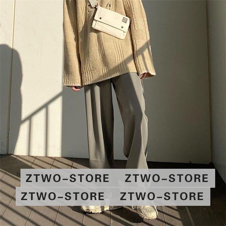 スラックス スーツパンツ ワイドパンツ メンズ ゆったり ストレッチ代 30代カジュアル 春秋 韓国ファッション通勤 新作 Ztwo17 Nk38 Z2ストア 通販 Yahoo ショッピング