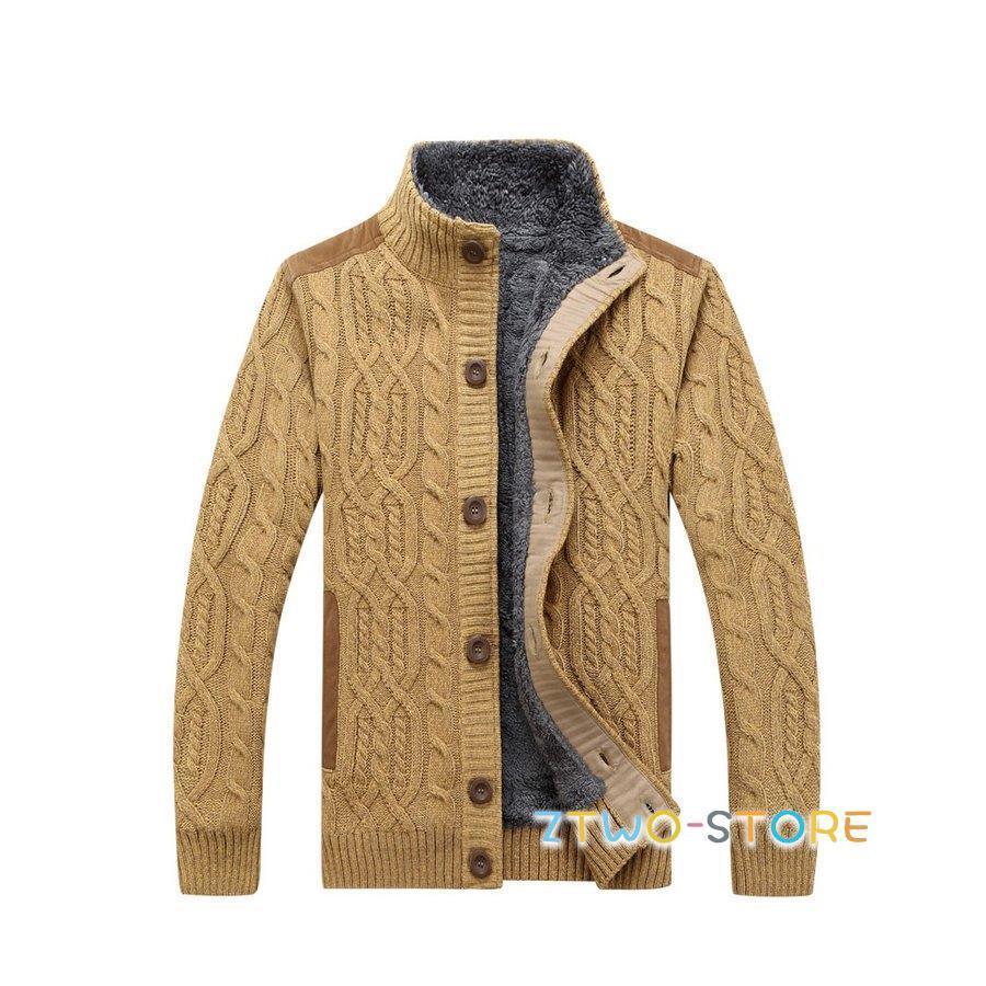 メンズ ニット トップス セーター 大きいサイズ カーディガン ファッション トレンド 厚手 細身 春 秋冬 カジュアル メンズ ニット トップス セーター 大きいサイズ カーディガン