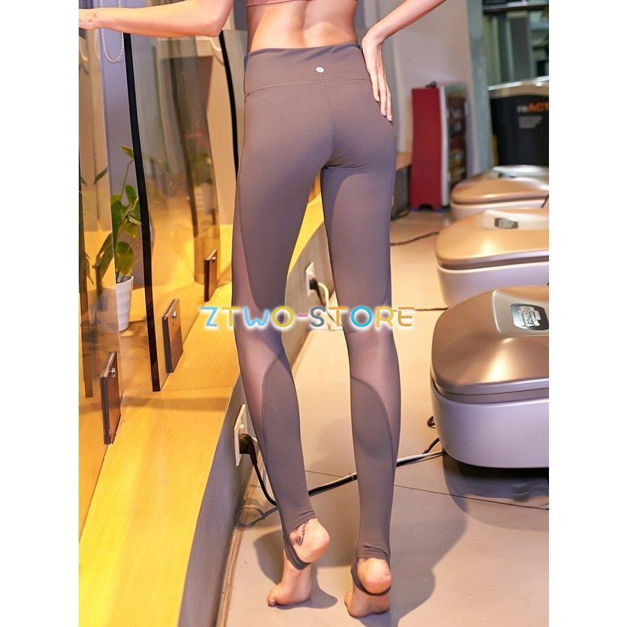 美品　yosa ウェア　ロングスパッツ　L L レギンス スパッツ ロング レディース スポーツウェア