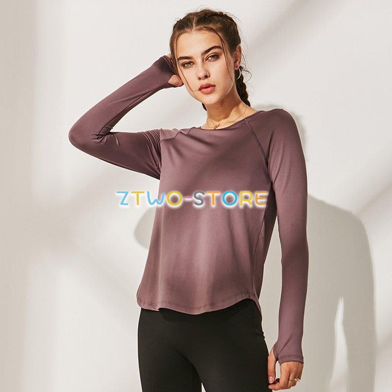 suria カップ付きトップス ヘムフィット ＊ ヨガウェア ダンス T