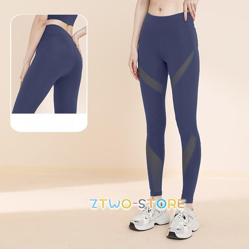 レギンス ヨガウェア ヨガパンツ 9分丈 メッシュ レディース ヨガ