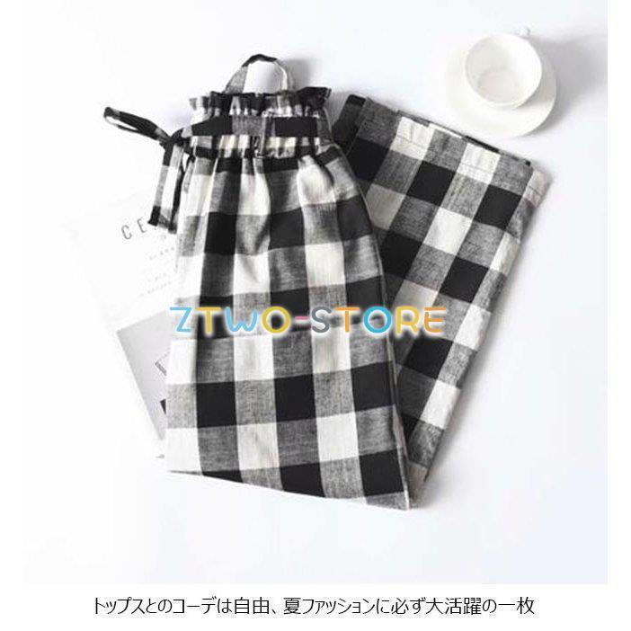 ワイドパンツ 薄手 レディース チェック柄パンツ ゆったり ウエストゴム パンツ 夏 女性 ボトムス ズボン カジュアル チェック柄 お洒落 :ztwo1212-kz143:Z2ストア - 通販 - Yahoo!ショッピング ワイドパンツ 薄手 レディース チェック柄パンツ ゆったり ウエストゴム パンツ 夏 女性 ボトムス ズボン カジュアル チェック柄 お洒落 :ztwo1212-kz143:Z2ストア - 通販 - Yahoo!ショッピング