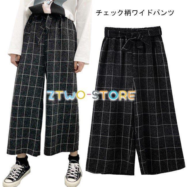 ワイドパンツ レディース チェック柄パンツ ゆったり 九分丈パンツ 女性 パンツ ウエストゴム チェック柄 春秋 ズボン お洒落 Ztwo1212 Kz153 Z2ストア 通販 Yahoo ショッピング