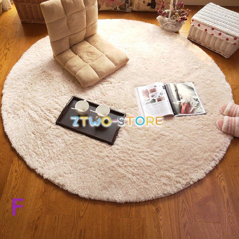 絨毯 カーペット 無地 高級感 8色 丸型 円形 ラウンド ミックスオール