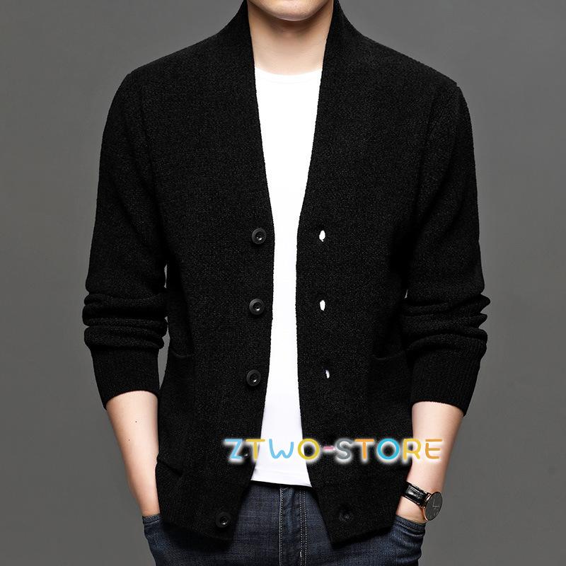 the crimie/カーディガン(薄手)/XL/コットン/BLK/無地/CR1-02C5-CL50