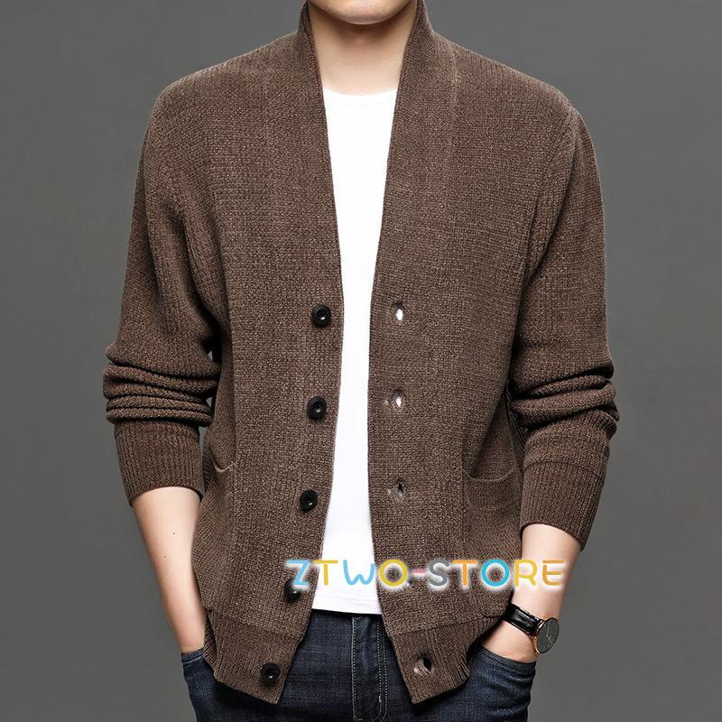 POLO GOLF◇カーディガン(厚手)/L/アルパカ/GRY/無地/90s POLO RALPH