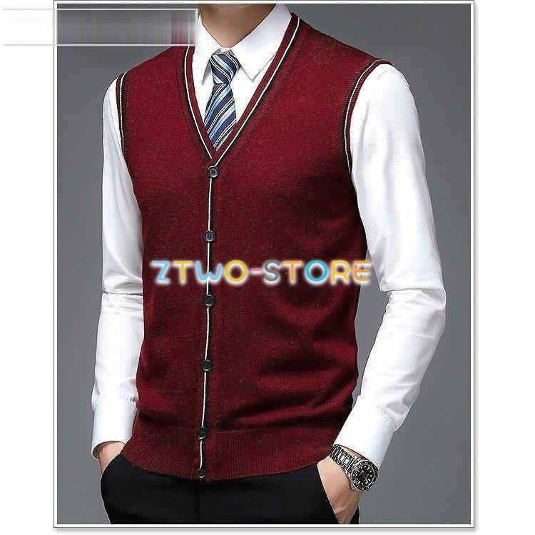 ニットベスト メンズ ベスト ニット 大きいサイズ ジレ カジュアル ビジネス スクール Vネック 丸首 おしゃれ Ztwo1223 Mj178 Z2ストア 通販 Yahoo ショッピング