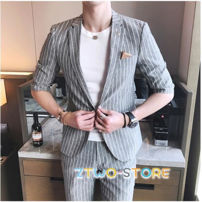 セットアップ メンズ カジュアルスーツ スーツ ジャケット 上下セット スリムスーツ 結婚式 ライトブルー グレー 春 春服 Ztwo1223 Ntz117 Z2ストア 通販 Yahoo ショッピング