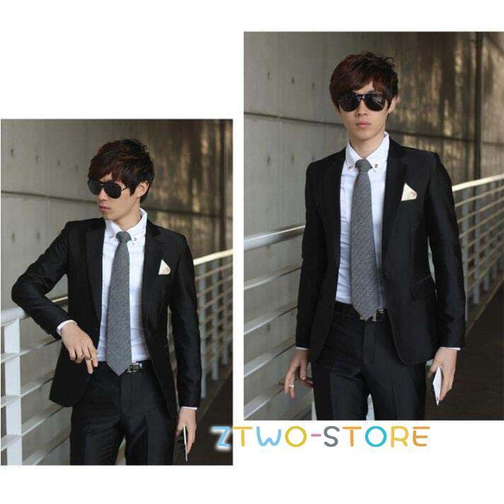 メンズスーツ ビジネススーツ 3ピーススーツ スリム 一つボタン 二つ