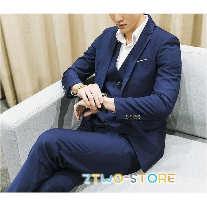 スーツ メンズ スリム ビジネス 春夏 オシャレ おしゃれ 大きいサイズ メンズスーツ パーティ 結婚式 卒業式 入学式 入社式 3点セットジャケット パンツ ベスト Ztwo1223 Ntz7 Z2ストア 通販 Yahoo ショッピング