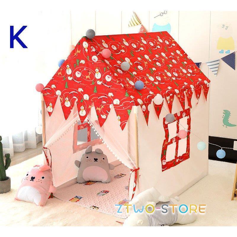 キッズテント 木製 10色 子供用ベッド ティピー テント キッズ 折りたたみ シンプル 室内 コットンキャンパス 女の子 男の子 おもちゃテント 知育玩具 秘密基地_5