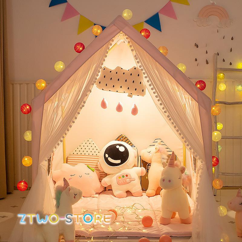 ティピーテント 4色 子供テント キッズテント 木製 子供部屋 キッズ