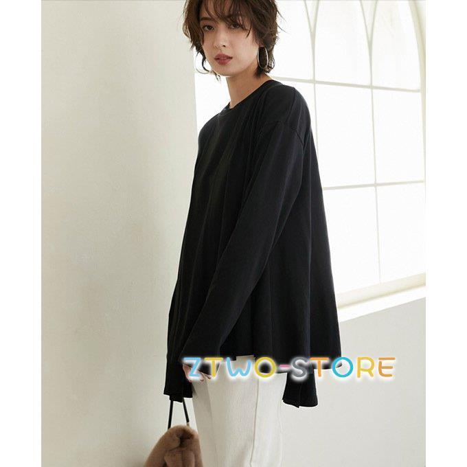 カットソー レディース Tシャツ 秋服 レディース 体型カバー コットン 涼しく｜ztwo-store｜16