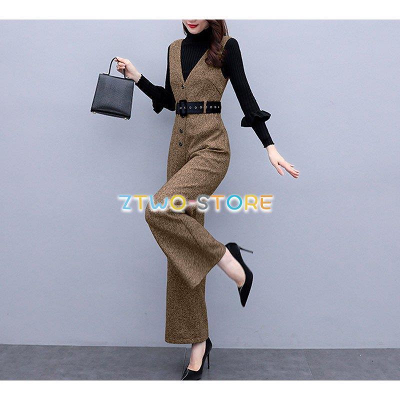 3色有り レディース オールインワン ジャンプスーツ パンツ