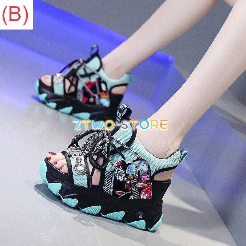 3色有り レディース シューズ サンダル 厚底 ラインストーン カジュアル 個性的 オープントゥ 美脚 22 24 5cm Ztwo1330 Nz659 Z2ストア 通販 Yahoo ショッピング