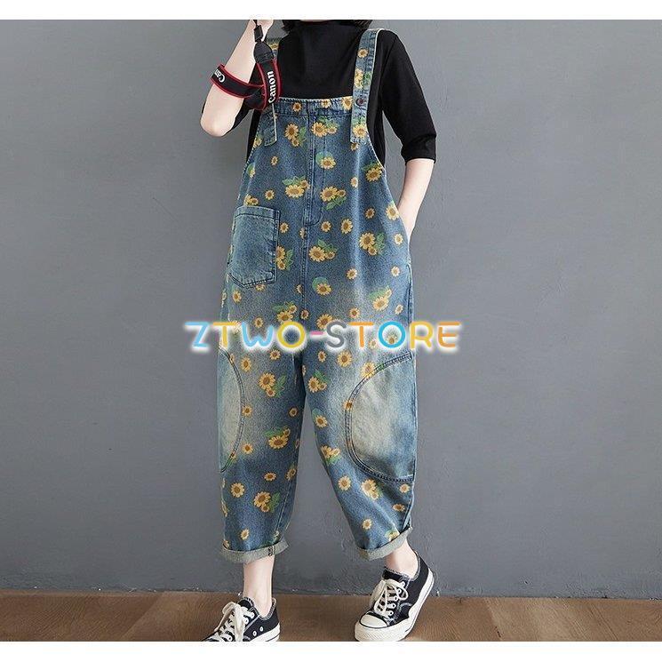 希少　Fillil　新品未使用タグ付き　花柄デニムサロペット 楽天市場】サロペット レディース かわいい 刺繍 オーバーオール