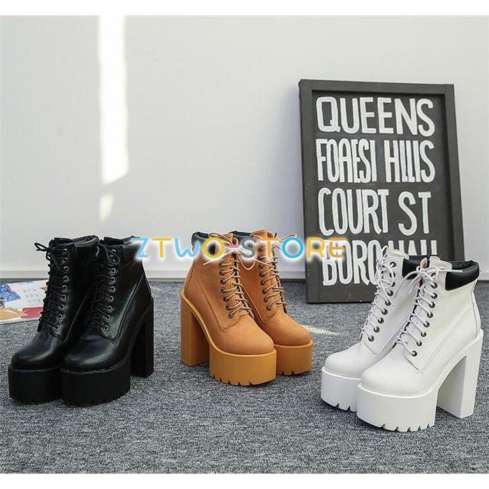 レースアップブーツ 編み上げブーツ ショートブーツ レディース 靴 厚底シューズ ローヒール ワークブーツ 厚底 ショートブーツ 黒 錦ブラック ジッパー ショートブーツ レディース ブーツ レースアップ 編み上げブーツ