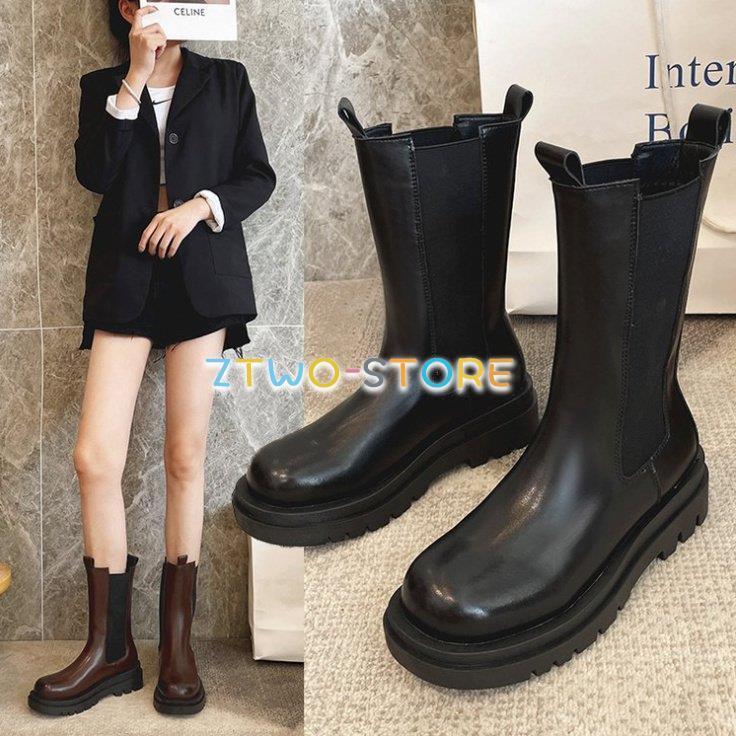 サイドゴアショートブーツ レディース ブーツ サイドゴア 厚底 ロング丈 おしゃれ 可愛い シューズ 靴 秋冬 Ztwo1330 Xz239 Z2ストア 通販 Yahoo ショッピング