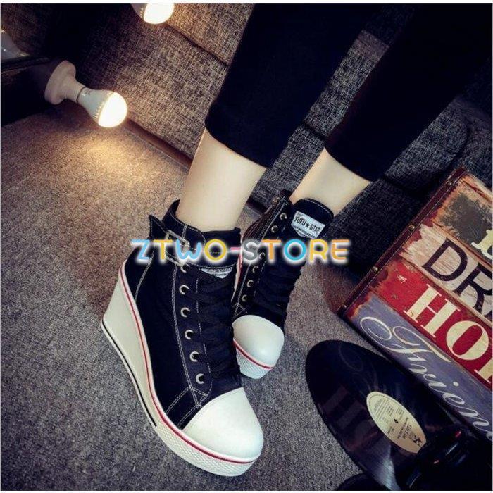 インヒールスニーカー レディース ハイカット 5色 厚底 ハイカットスニーカー ヒール8cm ハイカットスニーカー レディース靴 シューズ 厚底スニーカー Ztwo1330 Xz73 Z2ストア 通販 Yahoo ショッピング