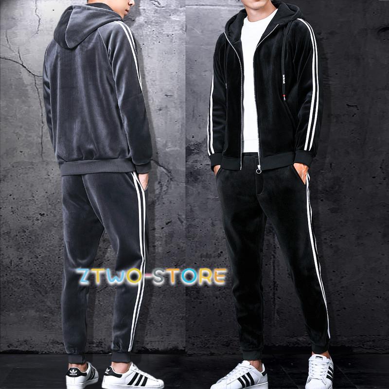 ジャージ スウェット パーカー 上下セット ロングパンツ ジャージ メンズ 上下 秋冬 セットアップ スウェット パーカー