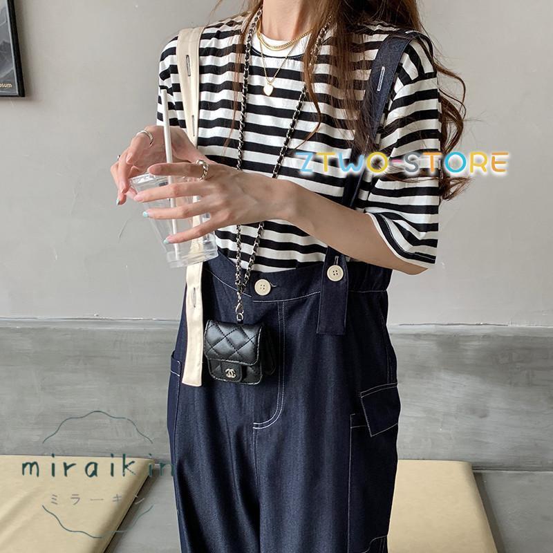 サロペット オールインワン 大好評 レディース パンツ ワイド