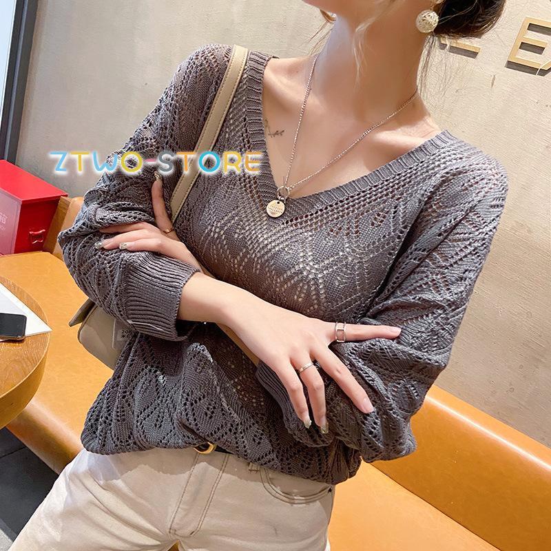 kikima様　ヨシエイナバ　サマーニット上下 透かし編みサマーニット レディース サマーニット カギ編み : Z2