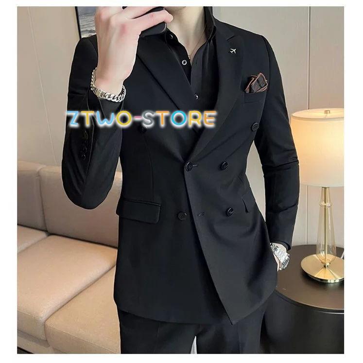 品質良い」新作 タキシード 6色選択可 パンツスーツ スリーピース