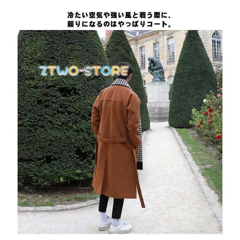 メンズ チェスターコート 秋 冬 ロングコート アウター 中綿 厚手