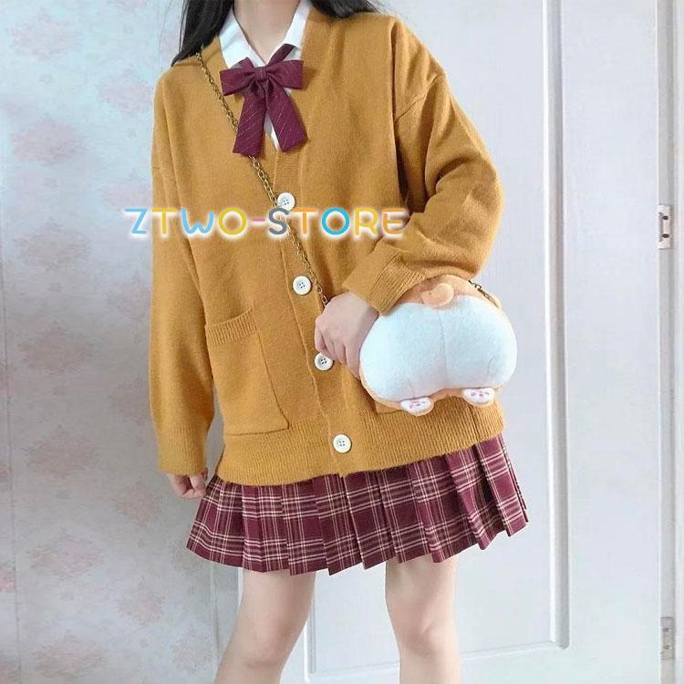 レディース カーディガンニットカーディガン長袖 アウター セーター ニットセーター かわいい　オシャレ通学 秋 冬 春 JK制服 ボダン付き 学院風 スクールセーター ニットカーディガン レディース かわいい 春秋 冬