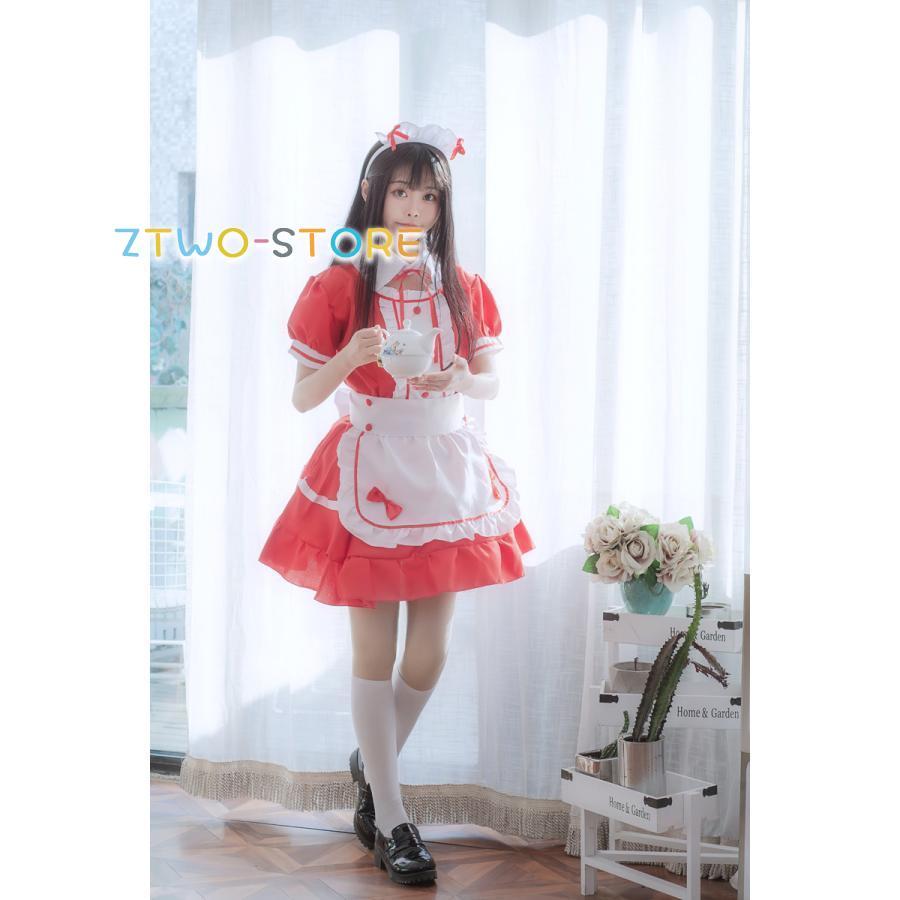 メイド服 コスプレ メイド定番 衣装 フルセット エプロン セクシー