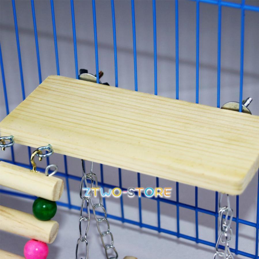 インコ おもちゃ 吊り下げ 鳥 止まり木 ブランコ 木製 かわいい 小鳥