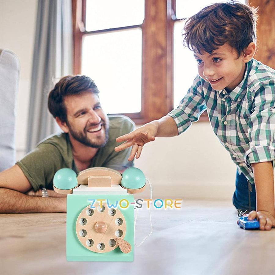 子供は電話の教育玩具のふりをし、革新的なアンティークの赤ちゃんの