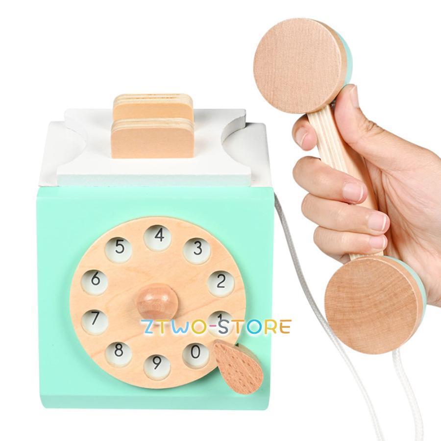 子供は電話の教育玩具のふりをし、革新的なアンティークの赤ちゃんの