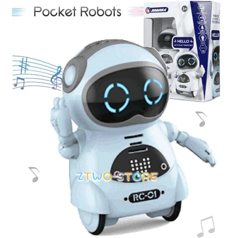 ポケット ロボット 知育教育 英語練習 おもちゃ 玩具 英会話 手のひら